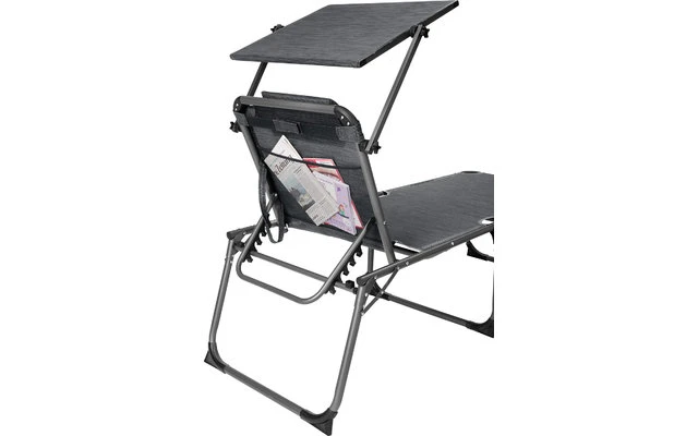 Berger Slimline Tripod Sun Lounger Anthracite 6 Berger Slimline Tripod Sun Lounger Anthracite - Image 6