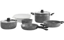Berger Stone Rock Saucepan Set 10 Pcs.