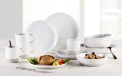 Berger Stone Melamine Tableware Set 16 Pcs