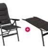 Berger Novara Folding Chair With Leg Rest SET